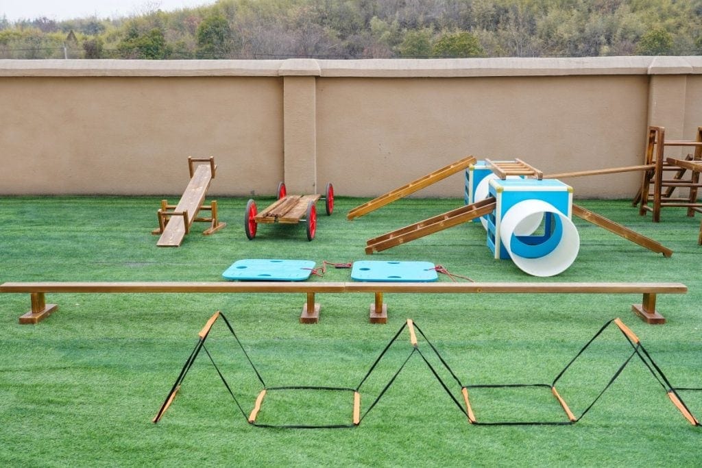 Modular Outdoor Obstacle Course Playground Equipment