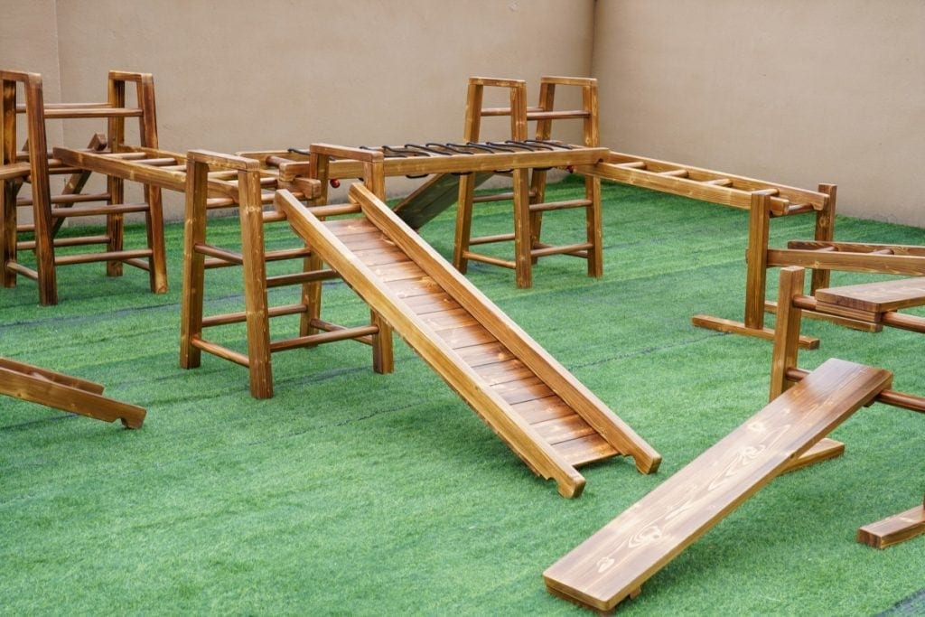 Modular Outdoor Obstacle Course Playground Equipment