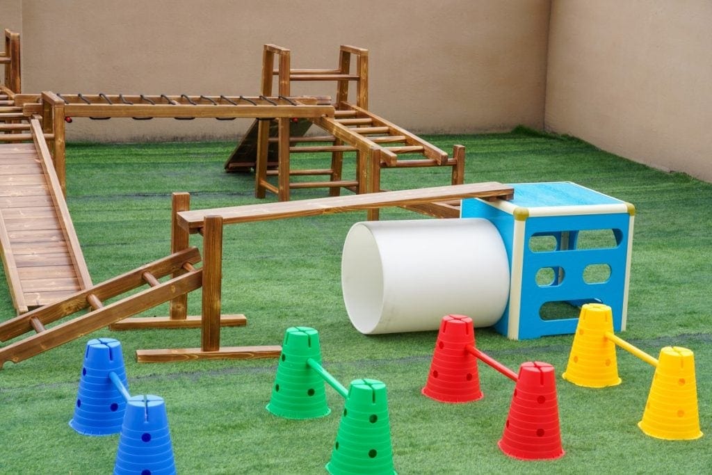 Modular Outdoor Obstacle Course Playground Equipment
