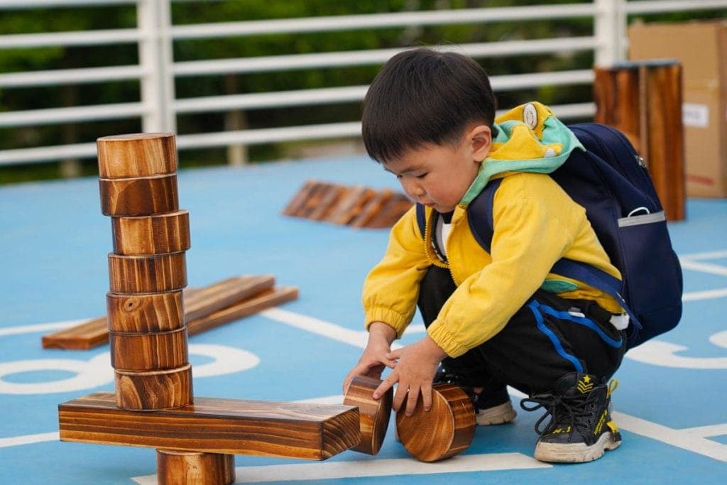 Carbonized Wooden Building Blocks: 656pcs Anji Exploration Set