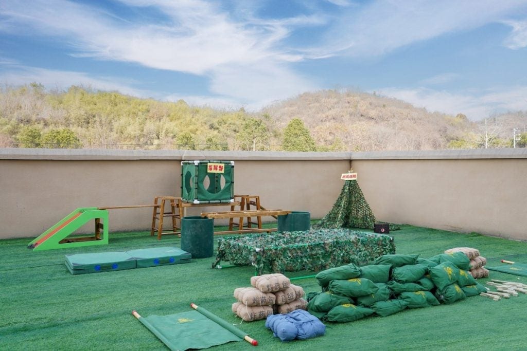 Kid Adventure Obstacle Course Playground Equipment