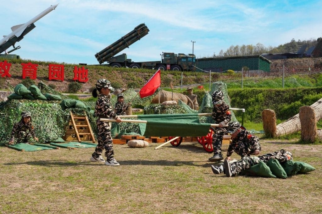 Commercial Kids Military Obstacle Course Basic Set