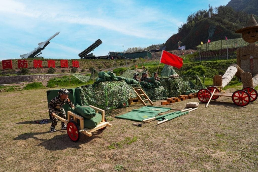 Commercial Kids Military Obstacle Course Basic Set