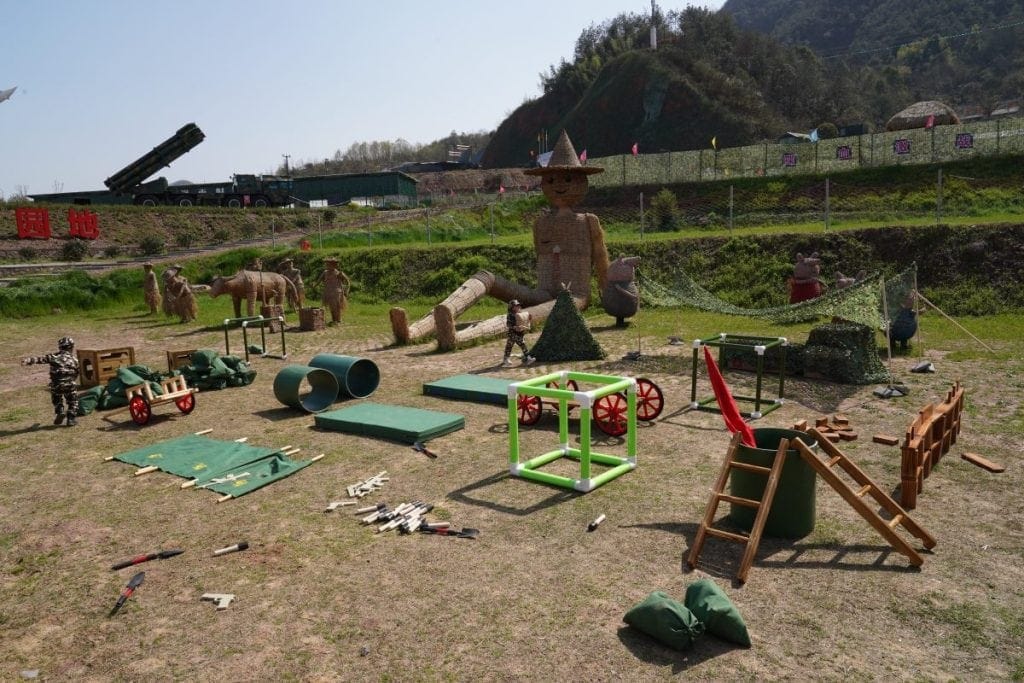 Commercial Kids Military Obstacle Course Basic Set