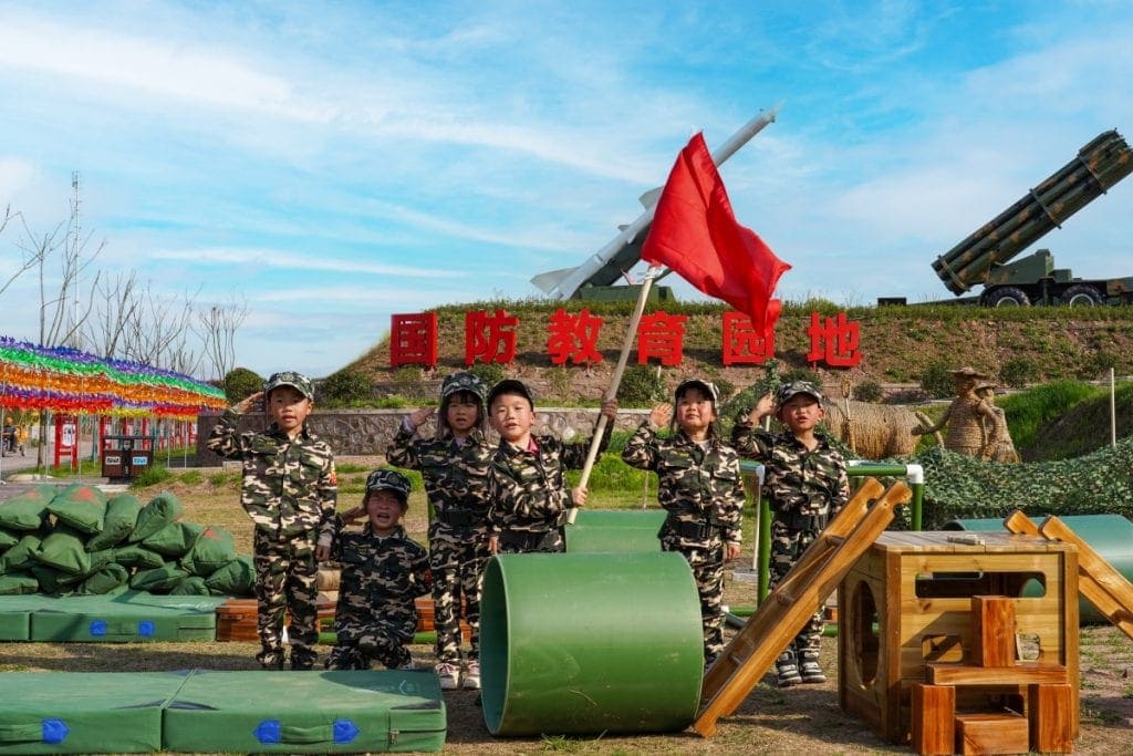 Commercial Kids Military Obstacle Course Basic Set