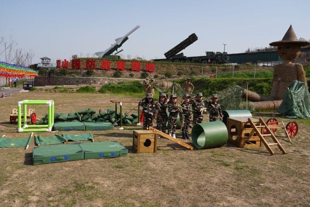 Commercial Kids Military Obstacle Course Basic Set