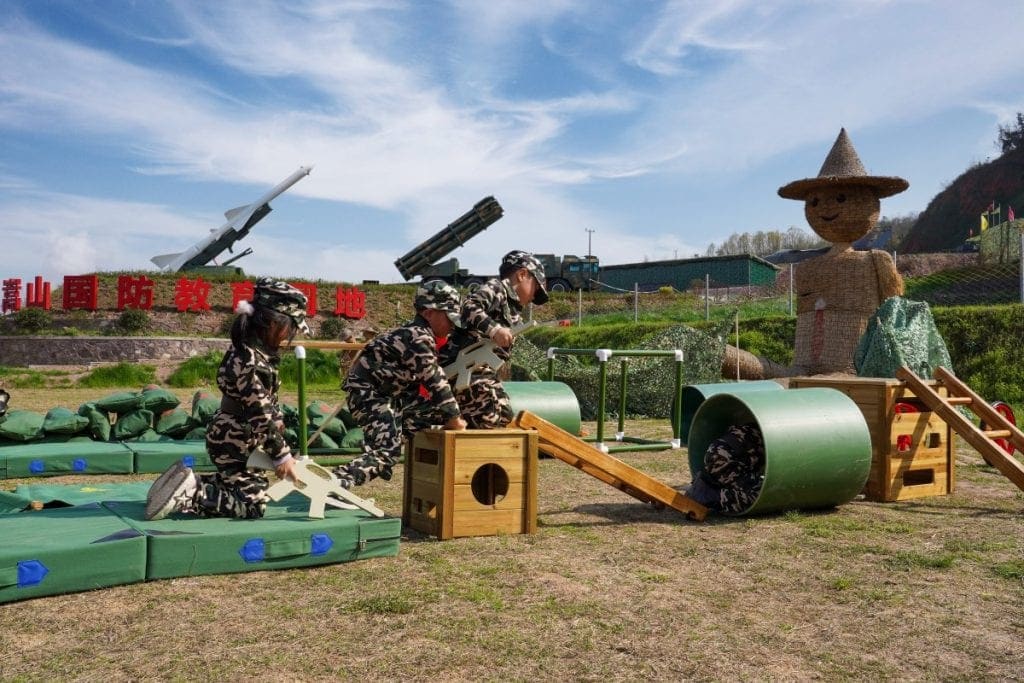 Commercial Kids Military Obstacle Course Basic Set