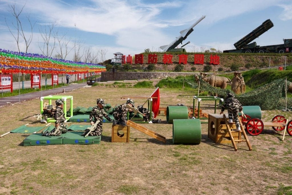 Commercial Kids Military Obstacle Course Basic Set