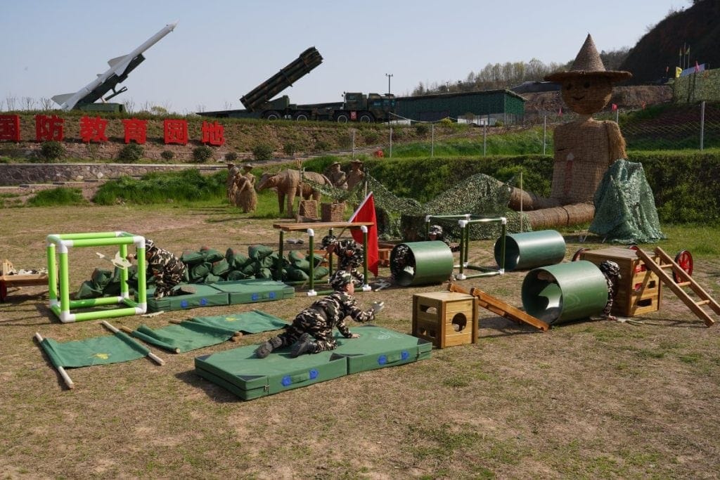 Commercial Kids Military Obstacle Course Basic Set