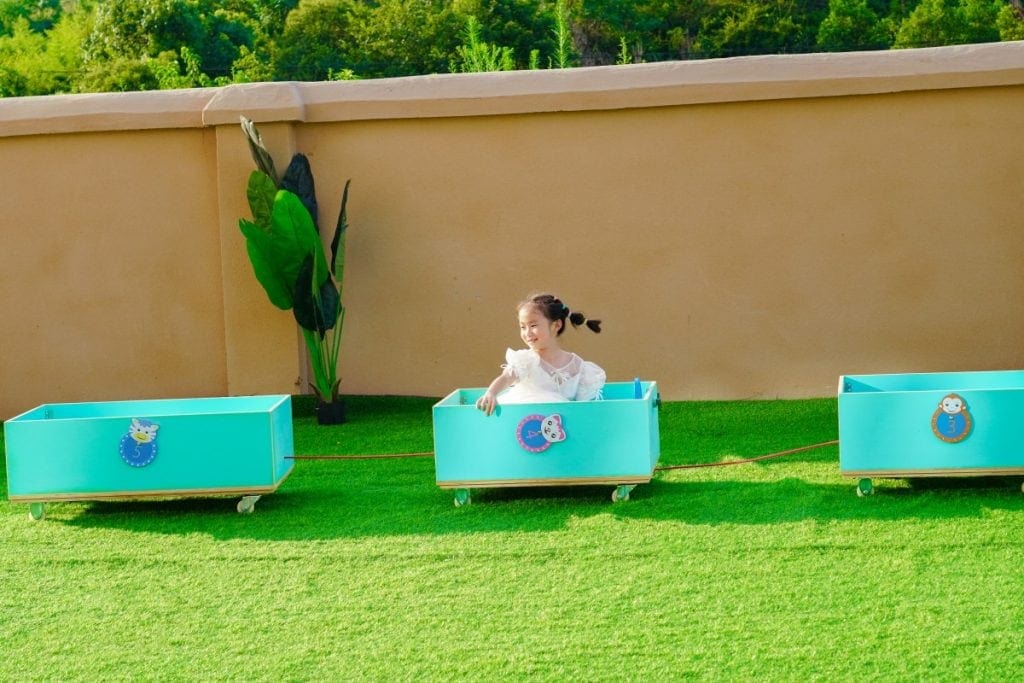 Modular Kindergarten Train Cart Storage for Classroom