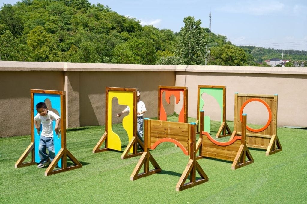 Kids Obstacle Course & Crawl-Through Tunnel Set