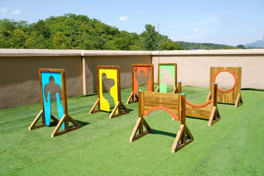 Kids Obstacle Course & Crawl-Through Tunnel Set