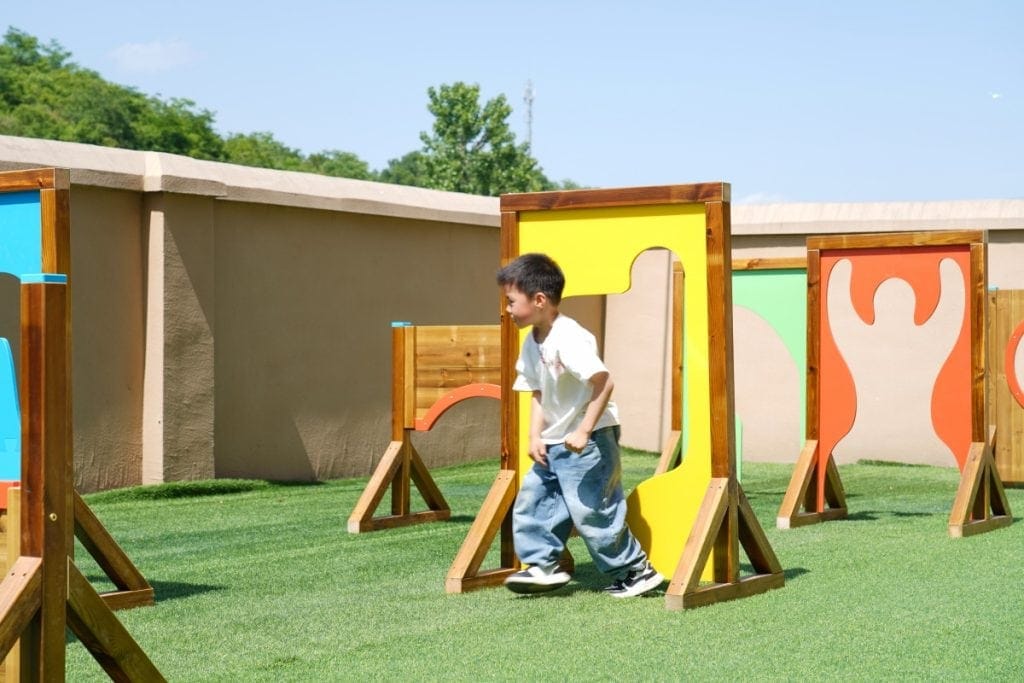 Kids Obstacle Course & Crawl-Through Tunnel Set