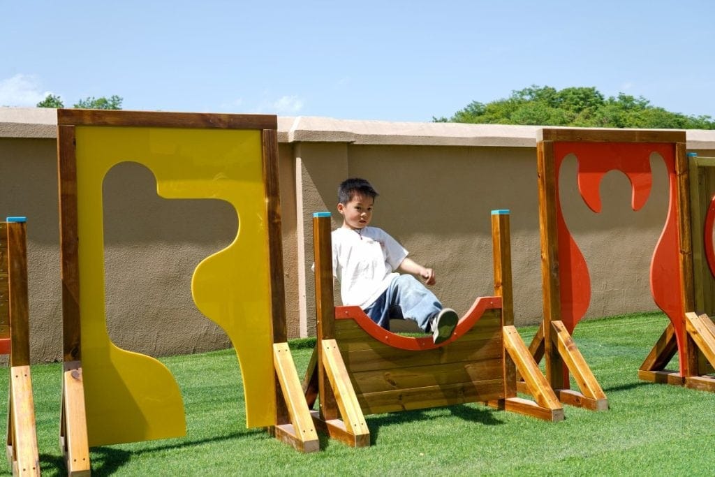 Kids Obstacle Course & Crawl-Through Tunnel Set