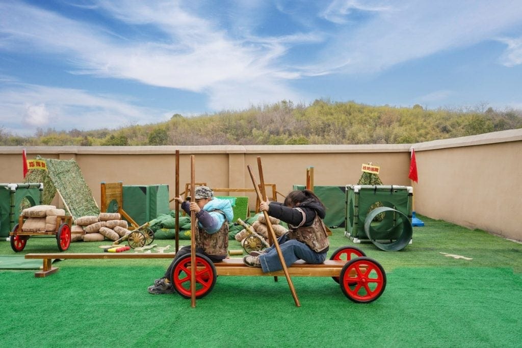 Outdoor Military Obstacle Course Exclusive Kit Training Gear