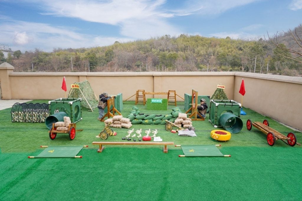 Outdoor Military Obstacle Course Exclusive Kit Training Gear