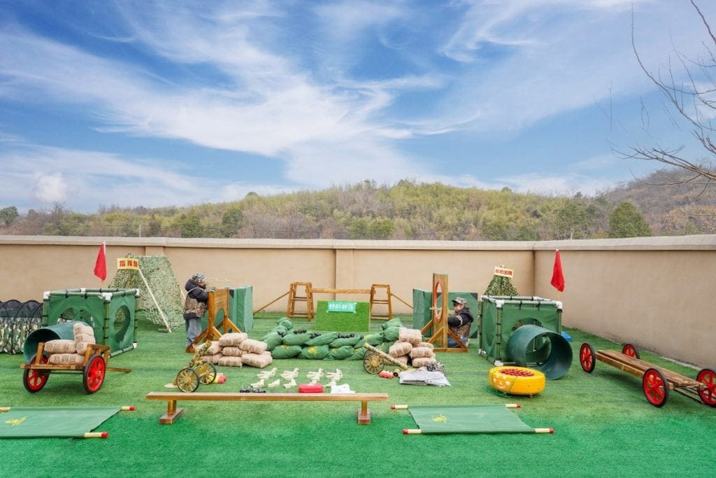Outdoor Military Obstacle Course Exclusive Kit Training Gear