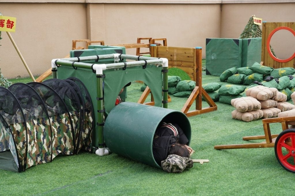Outdoor Military Obstacle Course Exclusive Kit Training Gear