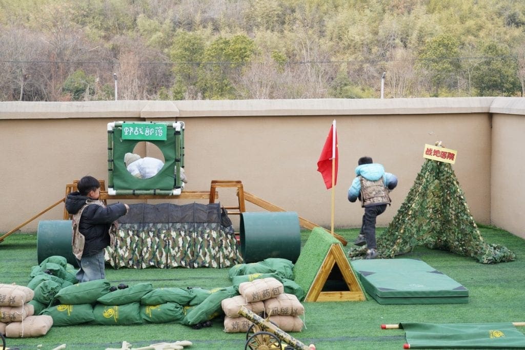 Outdoor Obstacle Course for Kids Strategic Set