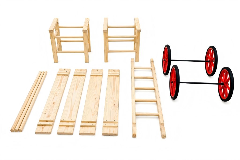 Wooden Outdoor Play Equipment for Kindergarten Daycare