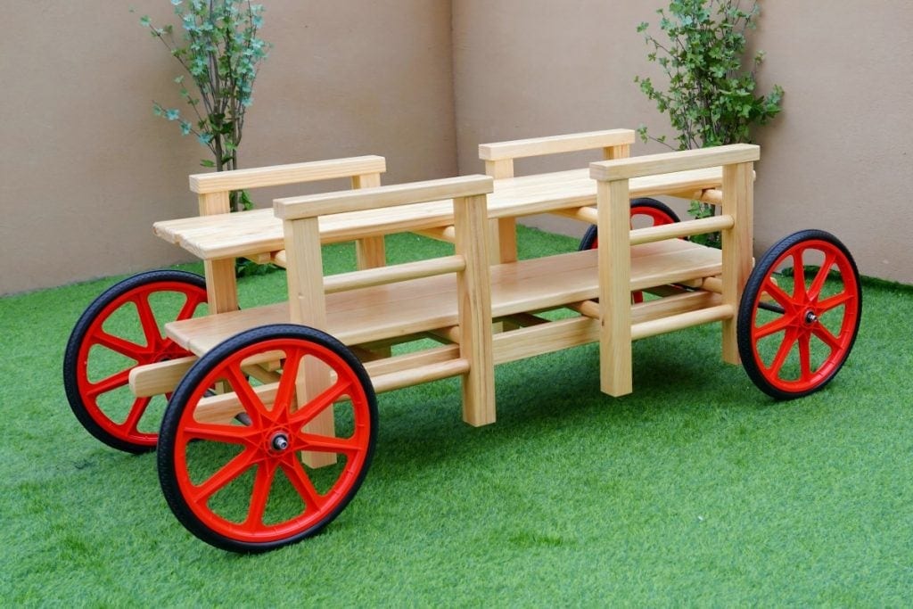 Wooden Outdoor Play Equipment for Kindergarten Daycare