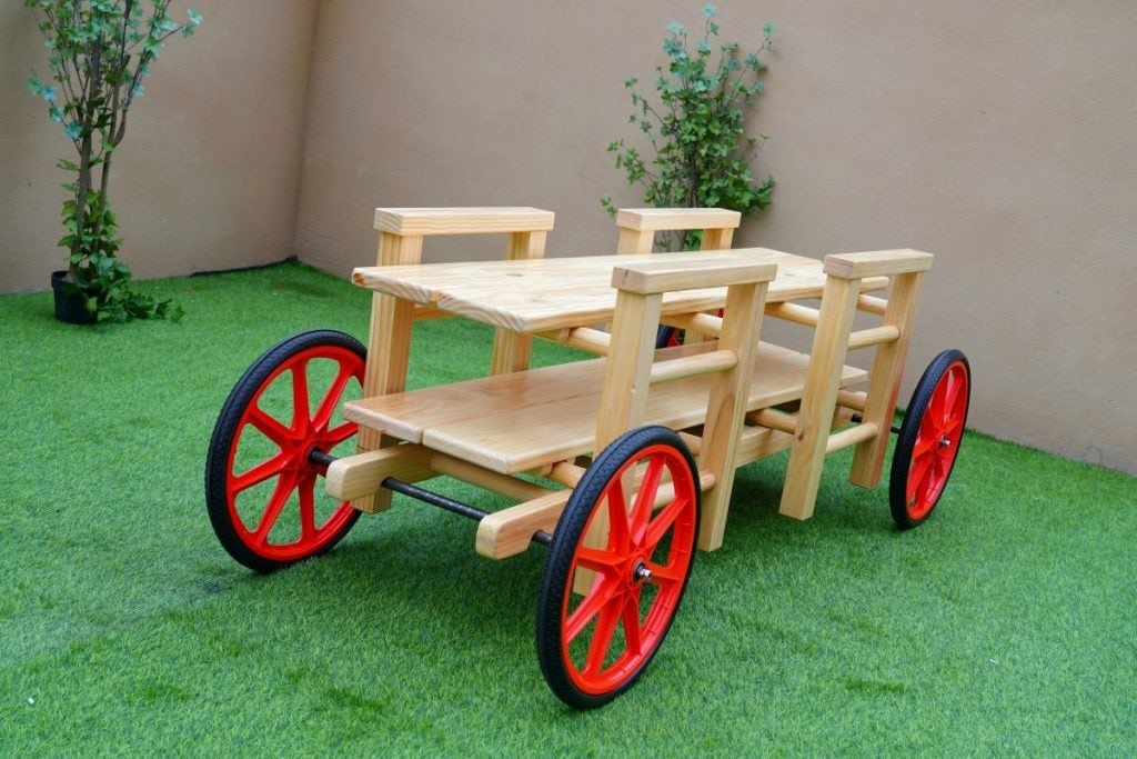 Wooden Outdoor Play Equipment for Kindergarten Daycare