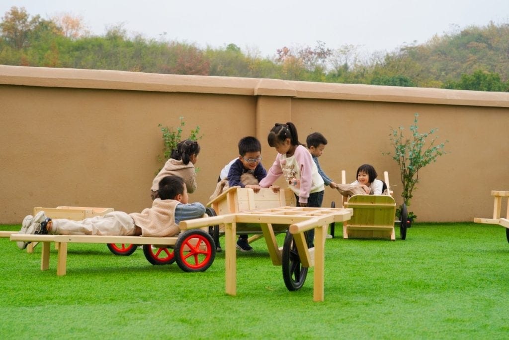 Wooden Transport and Logistics Play Set for Kids