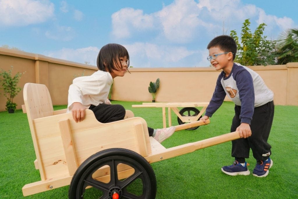 Wooden Transport and Logistics Play Set for Kids