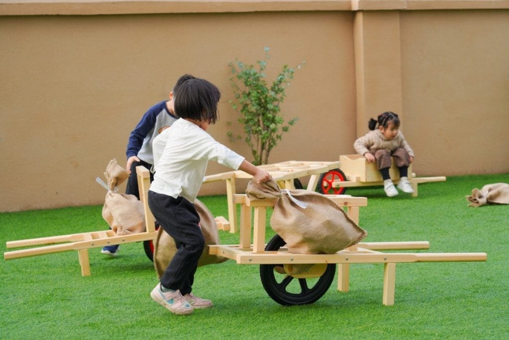 Wooden Transport and Logistics Play Set for Kids