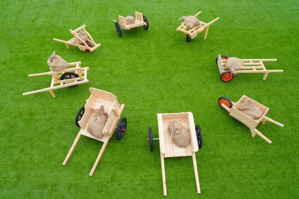 Wooden Transport and Logistics Play Set for Kids