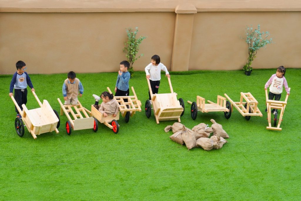 Wooden Transport and Logistics Play Set for Kids