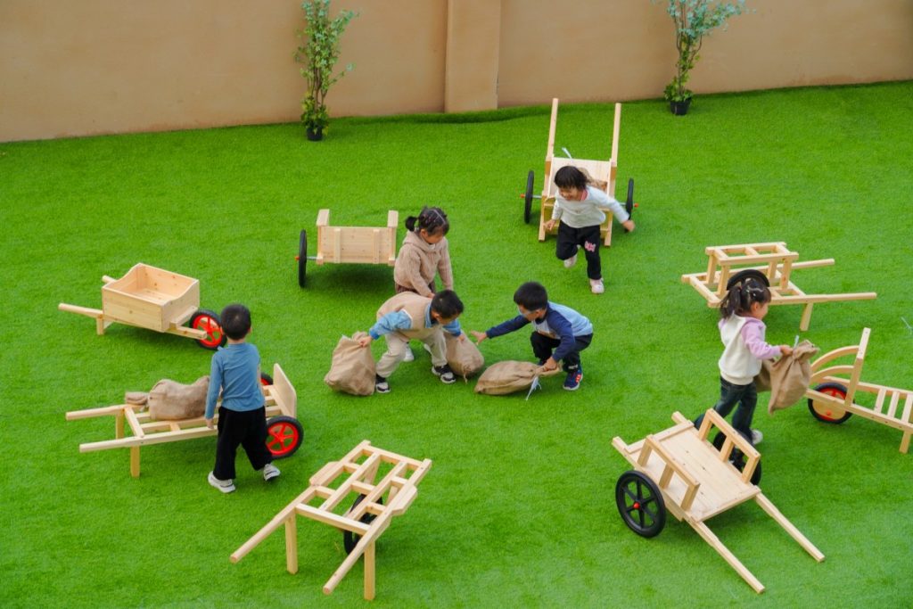 Wooden Transport and Logistics Play Set for Kids