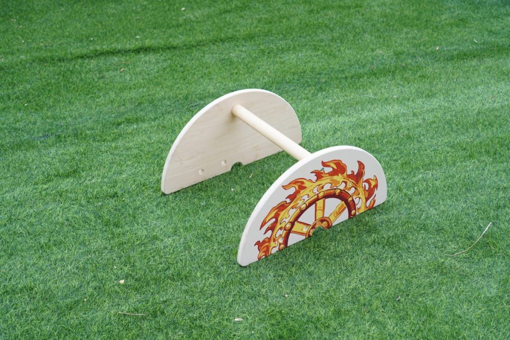 Nezha Wooden Rowing Chariot Set