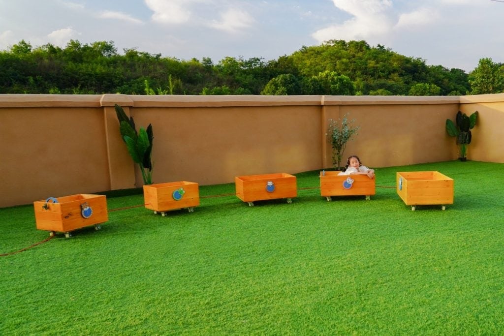 Modular Kindergarten Train Cart Storage for Classroom