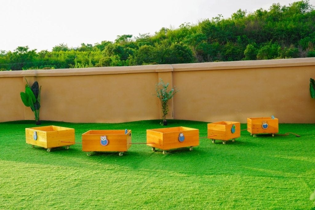Modular Kindergarten Train Cart Storage for Classroom