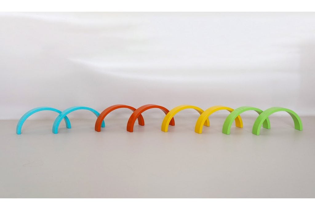 15-Piece Colorful Arch & Tunnel Block Set