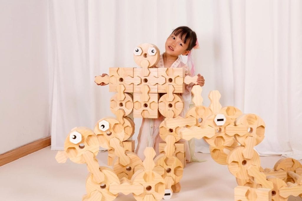 198-Piece Pinewood Interlocking Connector Building Set