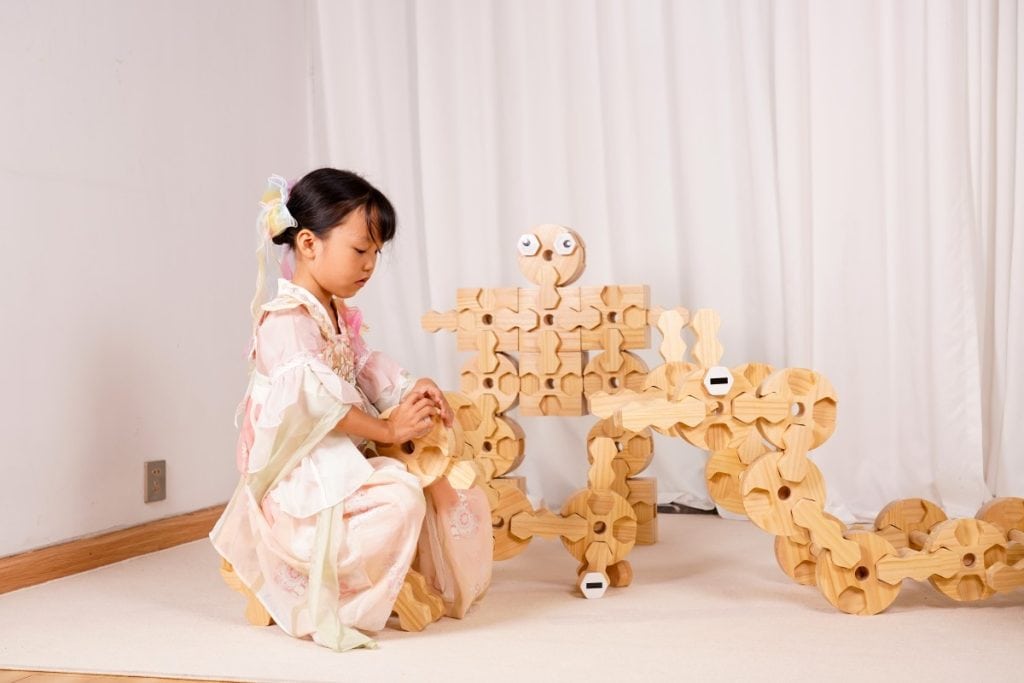 198-Piece Pinewood Interlocking Connector Building Set