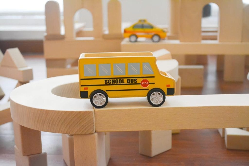 200-Piece Jumbo Solid Wood Unit Blocks Set