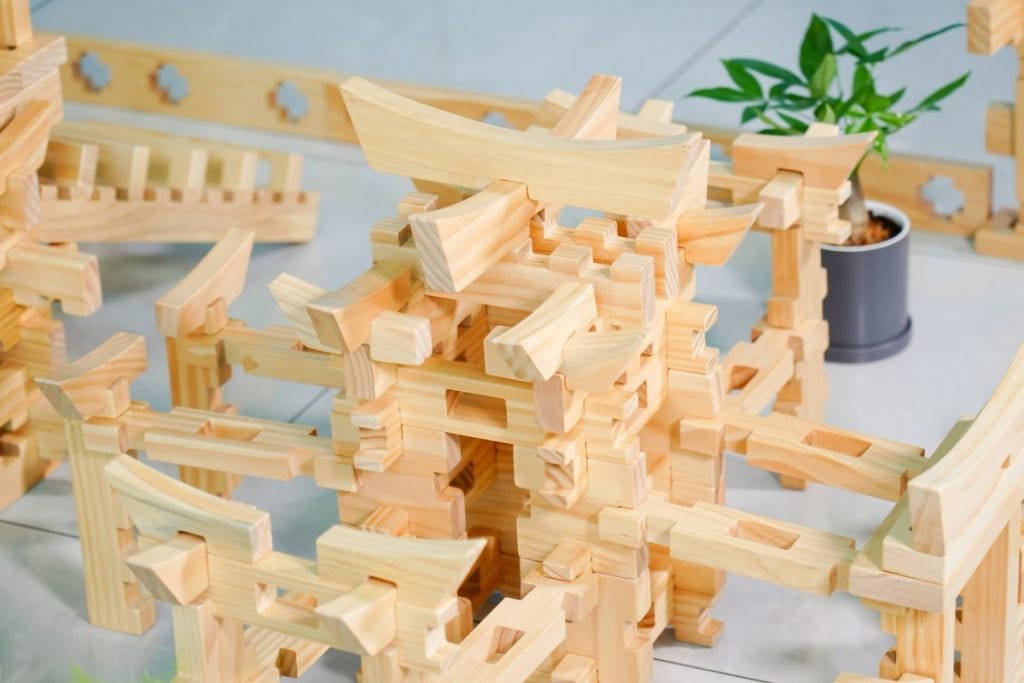 226-Piece Architecture Mortise & Tenon Building Set