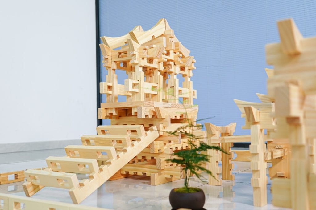 226-Piece Architecture Mortise & Tenon Building Set
