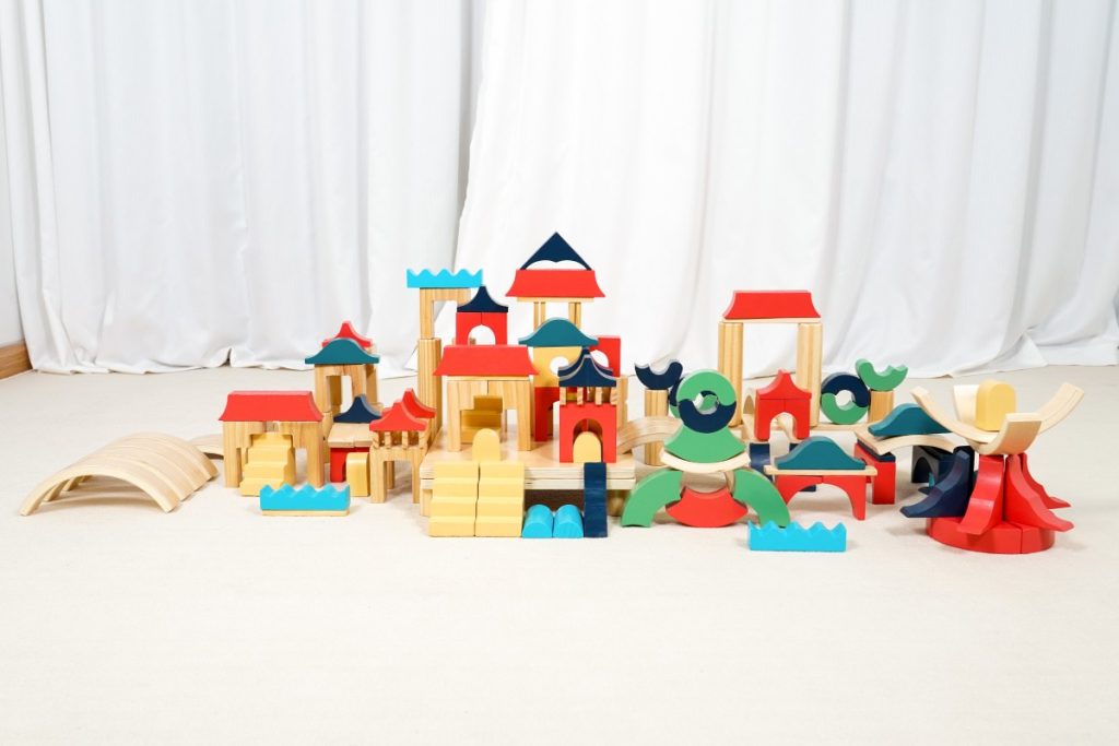 255-Piece Architecture Wooden Building Blocks Set