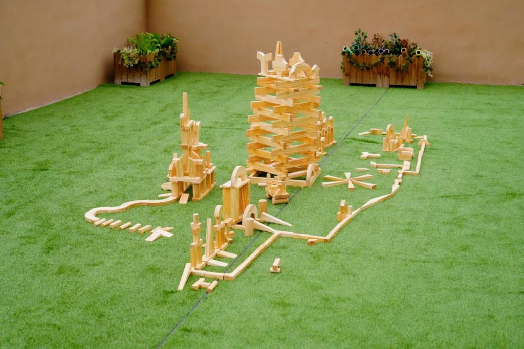348-Piece Jumbo Wooden Unit Blocks Set