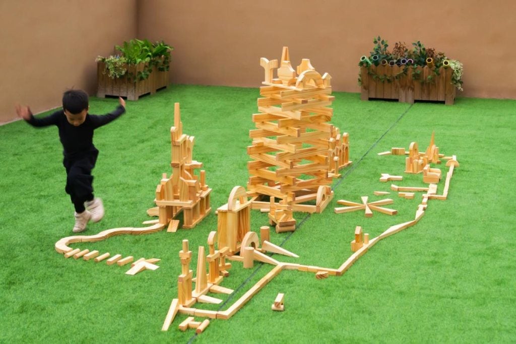 348-Piece Jumbo Wooden Unit Blocks Set