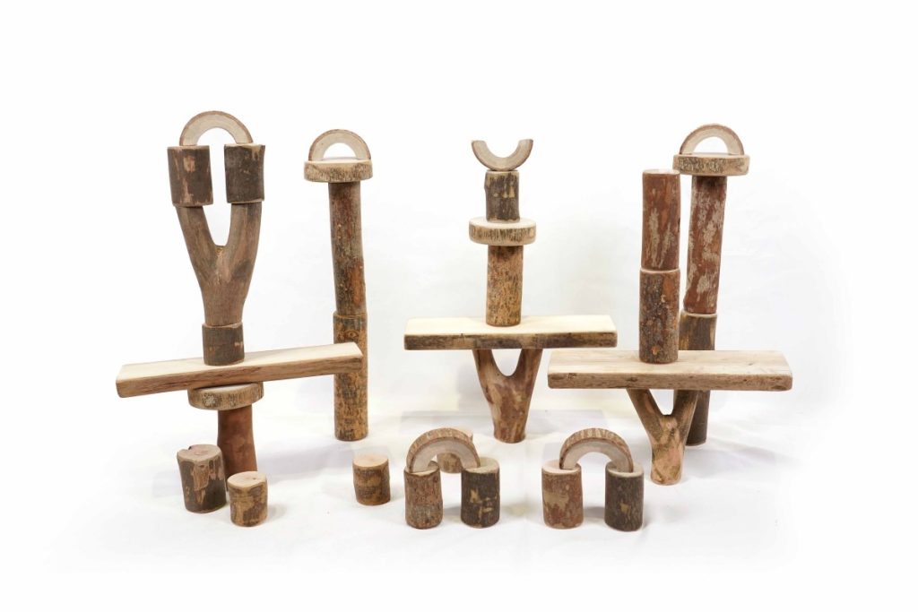 36-Piece Natural Branch & Arch Loose Parts Building Set