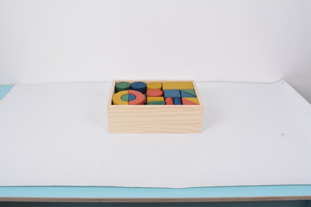 48-Piece Colorful Cork Building Blocks Set
