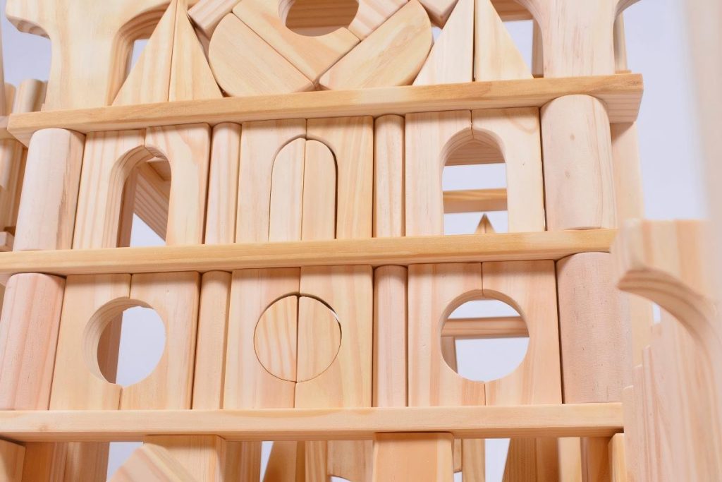 528-Piece Large New Zealand Pine Unit Blocks Set