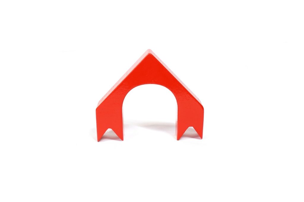 79-Piece Beechwood Castle & Acrylic Jewel Building Set