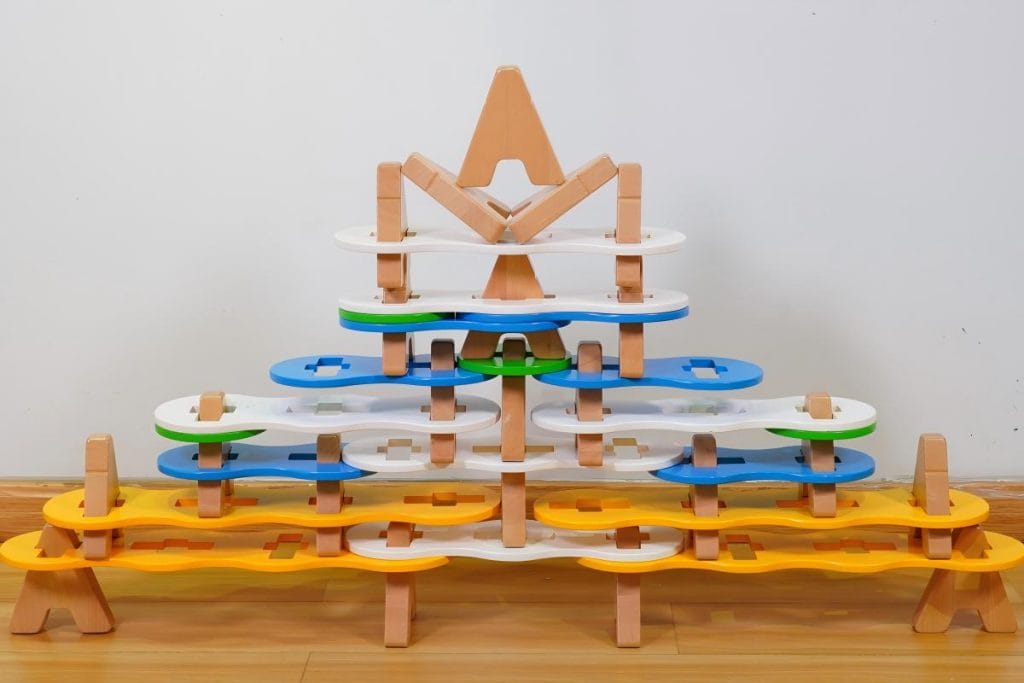 96-Piece Modular Layered Construction Block Set