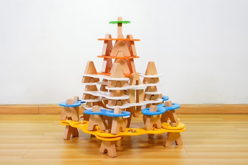 96-Piece Modular Layered Construction Block Set